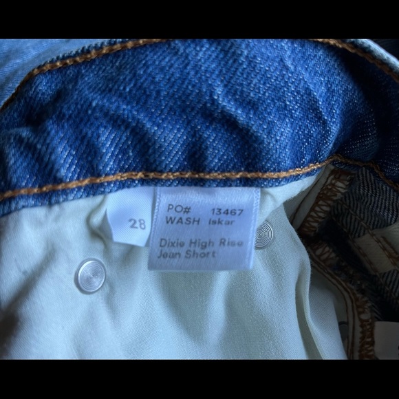 Reformation Dixie High Rise Jean Short - Picture 4 of 4